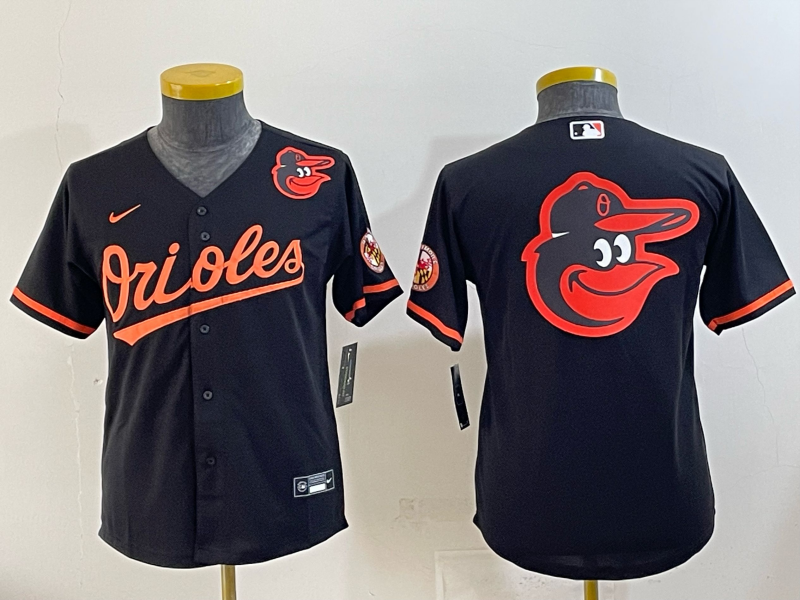 Youth 2025 Baltimore Orioles Blank black Nike MLB Jersey 002
